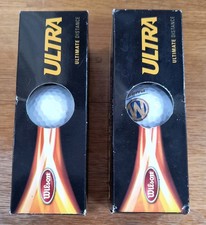 Wilson Ultra Distance Golf Balls 3 balls x 2 packs - balls have sponsor markings