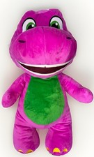 Jumbo Fisher-Price Barney Plush Dinosaur Stuffed Animal Toy Barney  s World 26"