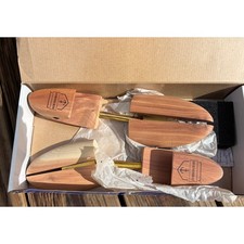Houndsbay Premium Cedar Shoe Trees Stretcher Pair Set Sz S 6.5-8 New NWT