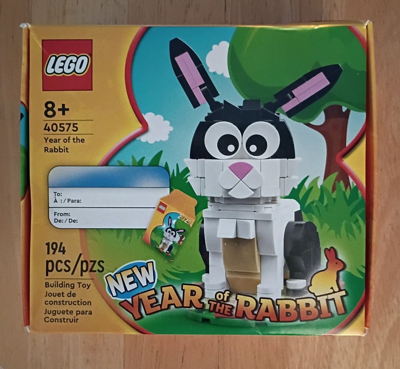 LEGO Seasonal: Year of the Rabbit (40575) - NISB - Rare - Great Gift
