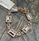 Barse Gossamer Toggle Bracelet-Copper & Silver- Nwt