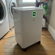 21 Pint Dehumidifier for Basement 1600 sq ft Auto Modes Quiet White