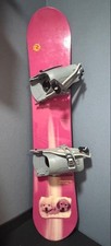 Rossignol Snowboard rosa 135 cm design cucciolo attacchi grigi usati