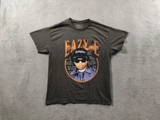 Eazy-E Shirt Adult Mens Medium Dark Gray Short Sleeve LA Compton Rapper