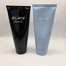 NWOB Kenneth Cole Black/ Blue Hair and Body Wash 3.4 FL OZ x2