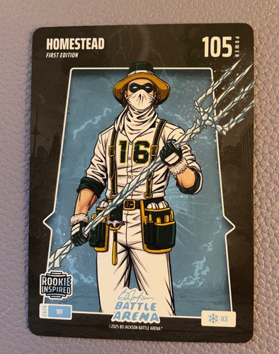 2026 Bo Jackson Battle Arena Homestead `Nick Kurtz` Ice #101 Rookie RC