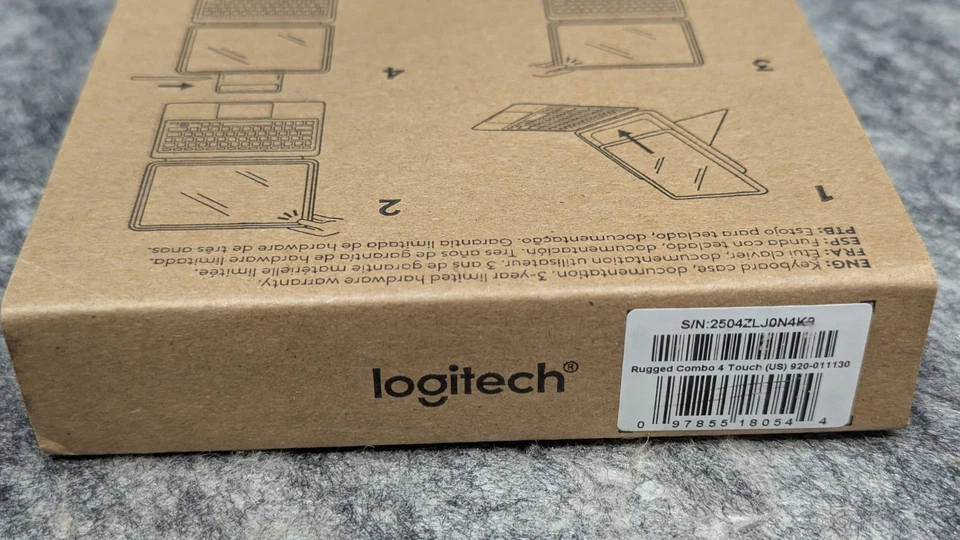 Logitech Rugged Combo 4 Touch Keyboard Case for Apple iPad 10th Gen 920011130 - Image 3 of 4