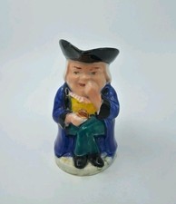 Toby Jug - Burlington Ware 'Snuffy'  Character, Ceramic Vintage 9.25cm Tall