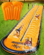 22Ft Slip Water and Slide for Kids Adults, Extra Long Backyard Water Slide for K