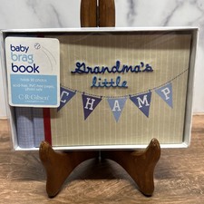 C R GIBSON Grandma  s Little Champ Baby Brag Book Sports Themed NEW