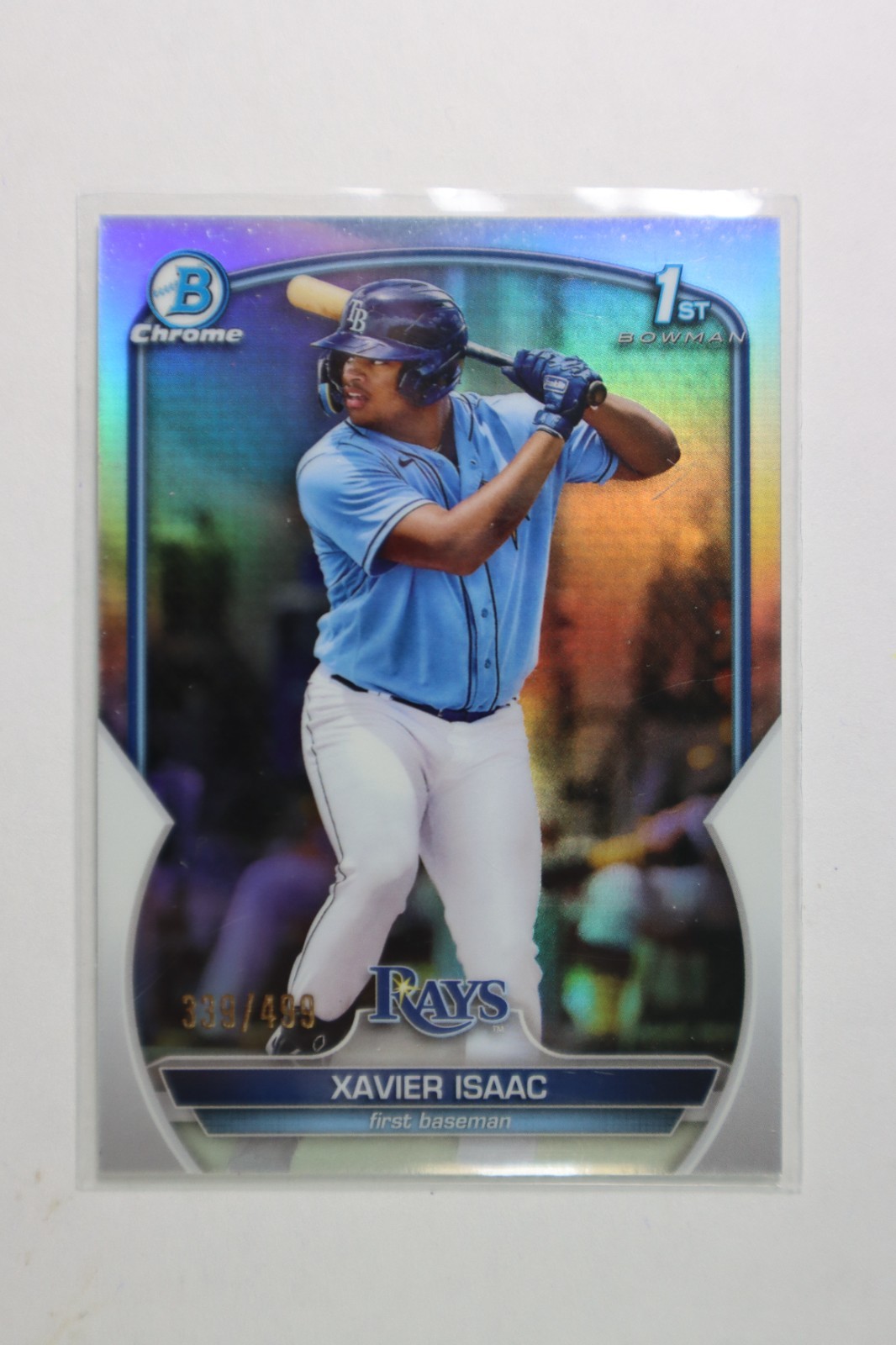 2023 Bowman Chrome Xavier Isaac Refractor /499 #BCP-145 