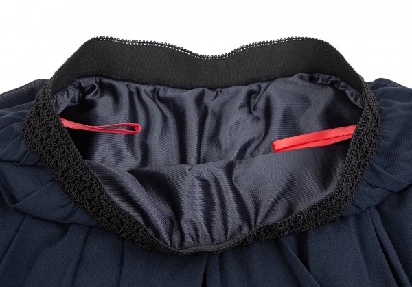 Falda VIVIENNE TAM cintura malla trenzada con volantes (K-126718) Foto 4 de 4