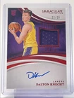 DALTON KNECHT 2024-25 IMMACULATE RPA ROOKIE PATCH RED RC AUTO /25 Q0829