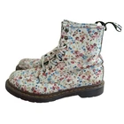 Dr. Martens 1460 Little Flowers Combat Boots Womens 9 Cottagecore Goblincore