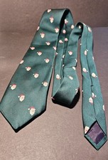 Christmas Tie Mens Xmas Festive Necktie Santa claus-By cape cod sport-C