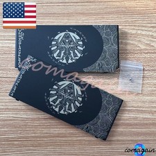 Front Back Cover Housing Faceplates Shell For Nintendo New 3DS Zelda Black