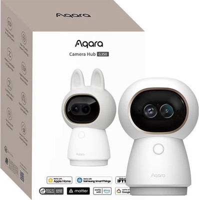 Aqara Camera Hub G350 4K Indoor PTZ Pan/Tilt Wi-Fi Zigbee/Thread 2-Way