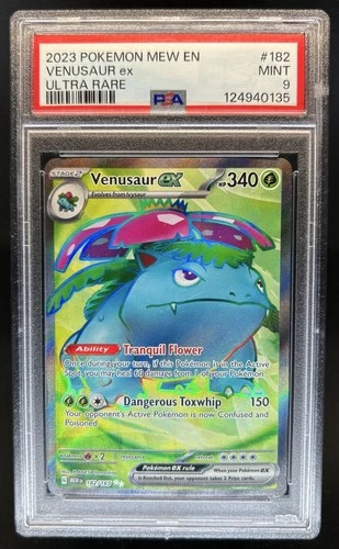 2023 Pokemon SV 151 Venusaur ex #182/165 PSA 9