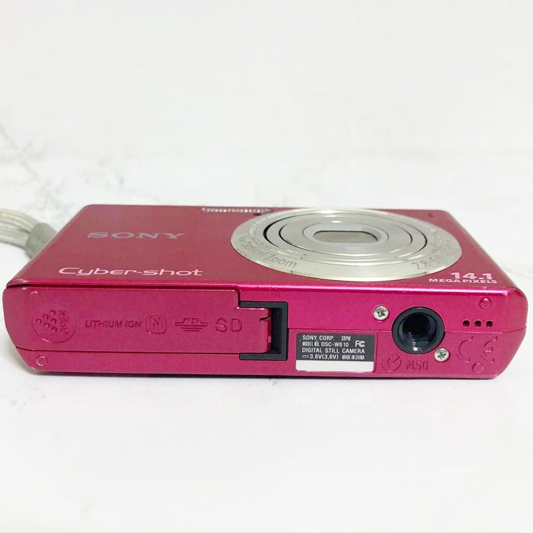 【専用】SONY Cyber-shot DSC-W610 ピンク　海外版 SONY Digital Camera DSC-W610 Pink Cyber Shot 4.0x Optical