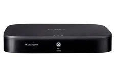 Lorex D841A82B 4K 8Ch Analog Ultra HD DVR 1 HDD 2TB with Smart Home Voice, Black