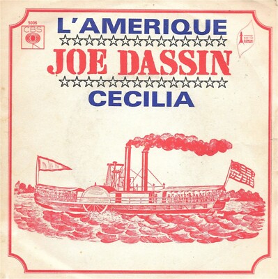 Joe Dassin: America / Cecilia [Vinyl 45 Tours 7''] 1970 - SEHR GUTER ZUSTAND