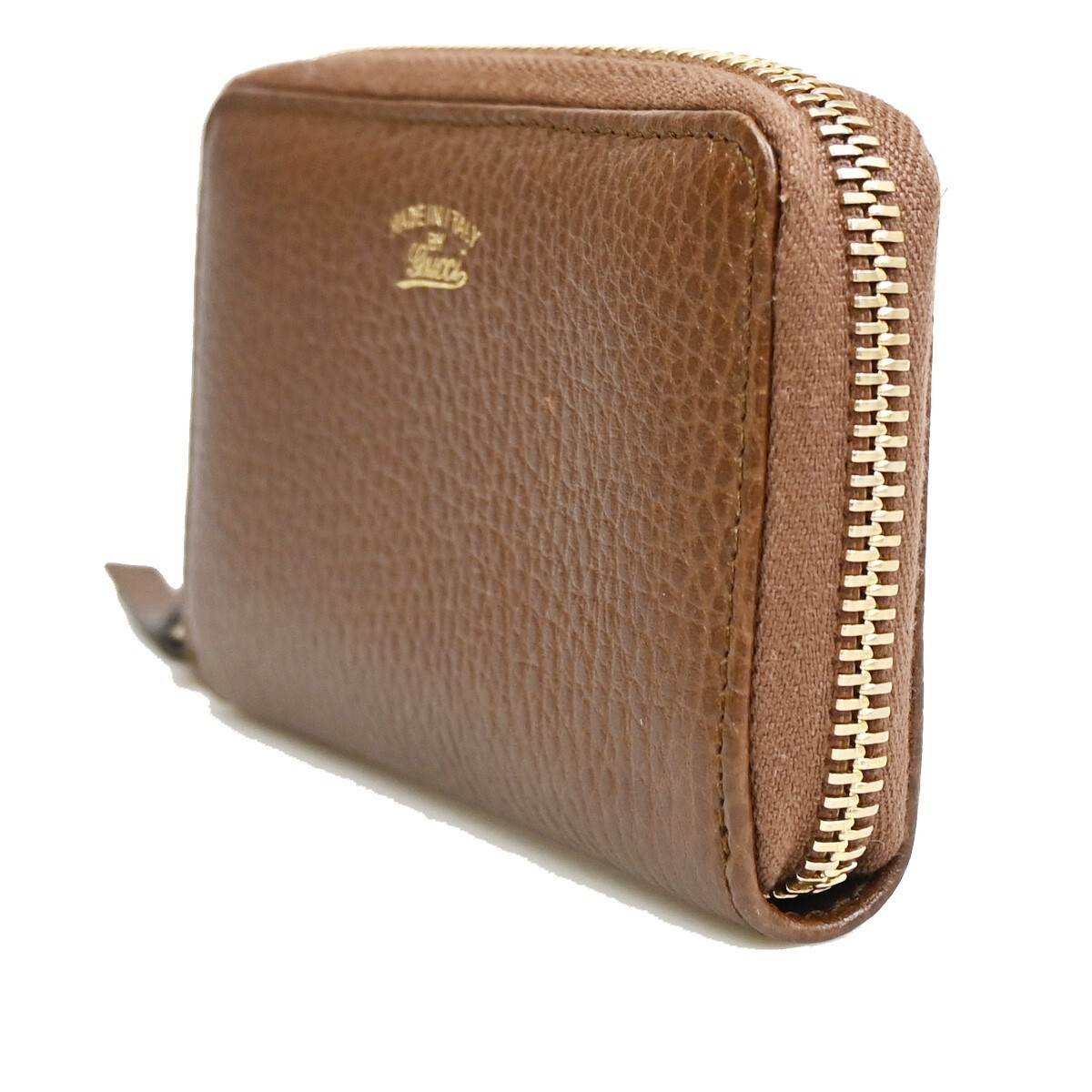GUCCI ミニジッパー財布(箱付) グッチコンパクトウォレット インターロッキングG ホースビット