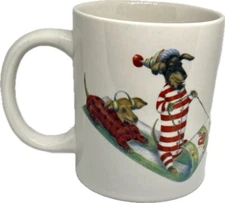 Christmas Coffee Mug-Dachshunds Dogs Dashing Through The Snow-IQ Accessories