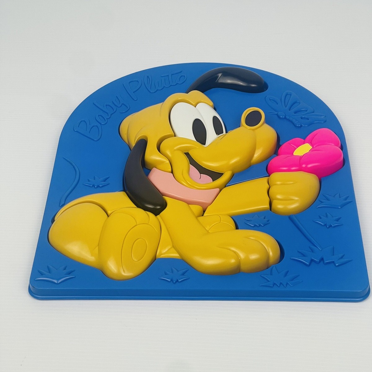Vintage Pluto Plastic PosableToy / ディズニー Vintage 1970's Disney Pluto dog, jointed posable plastic