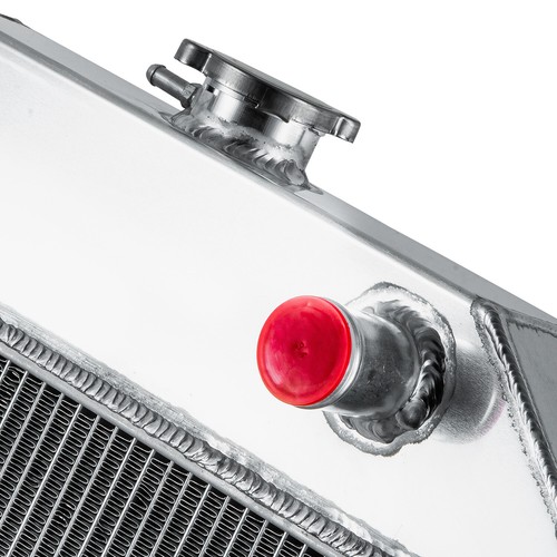 3-Row Aluminum Radiator – For 1942-1952 Ford Truck – Down Flow, Polished, Lifetime Warranty