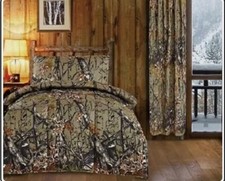 Natural Camo Twin size Comforter and 3 pc microfiber sheet/pillowcase set