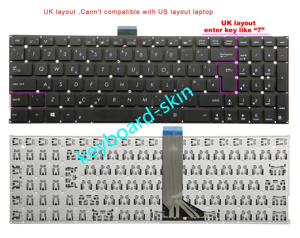 New for ASUS X555 X555L X555LN K553 X551 X553 A555L F555L X554 UK