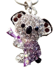 Adorable Koala Bear 3D Necklace 18" Chain Gift Boxed Fast Shipping