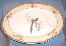Haviland Limoges CHAMBORD 11" Oval MEAT PLATTER Serving Dish Tray Paradise Eden