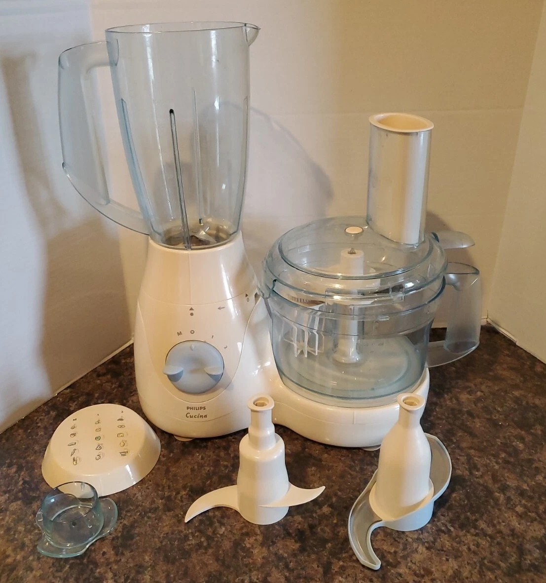 Philips Cucina Electric Blender food processor with blades/ missing lid  Hungary