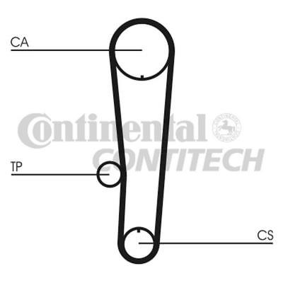 CONTITECH Zahnriemensatz CT1017K1 – 97 Zähne, 19 Mm Breite, Für Suzuki Swift II