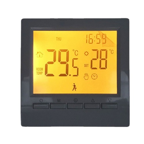 Digitaler Thermostatregler für Wasserheizung und Fußbodenheizung Wandhalterung