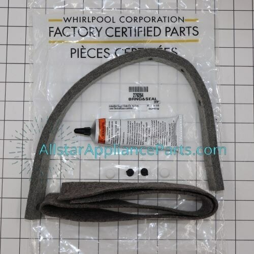 Whirlpool Dryer Front Felt Bearing and Felt Seal Kit with Adhesive