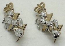 Royal Electrical & Mechanical Engineers Uniform Tunic Collar Badges, Pair 