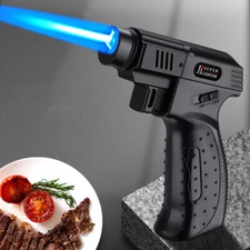 Gas Lighter Windproof BBQ Kitchen Cooking Jet Torch Turbine Lighter High Capacit