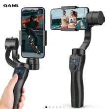Qaml F8  3-Axis Gimbal Stabilizer with RGB magnetic colorful light
