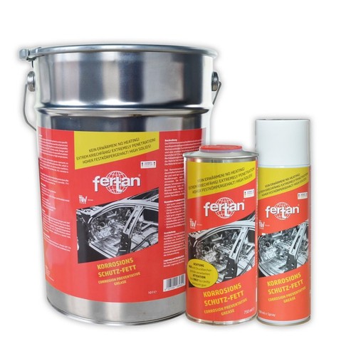 Fertan Korrosionsschutz-Fett Rostschutz 500 ml Spray 1000 ml Dose 10 Liter Eimer - Bild 1 von 9