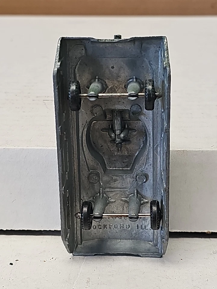 Tanque del Ejército Midge Juguete Verde Rockford, IL EE. UU. Retro Años 50 Juguetes Die-Cast EE. UU. Raro  Foto 4 de 4