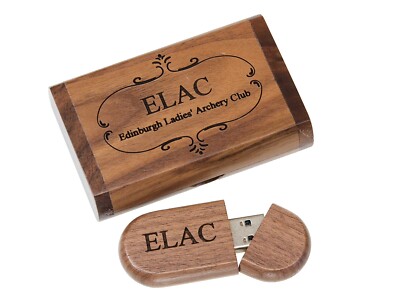 Kostenlose Gravur Personalisiert Walnussholz USB 32GB USB 3 Flash Drive