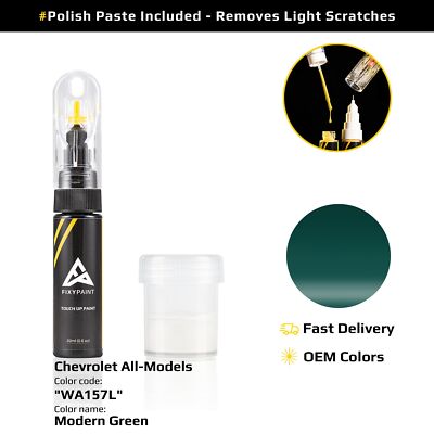 Touch up Paint for Chevrolet Code: WA157L Modern Green OEM Quality