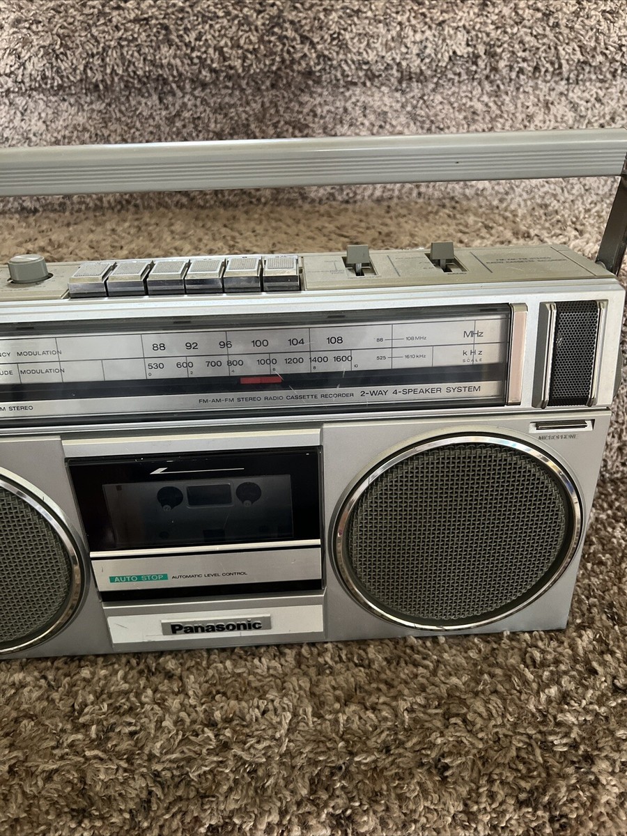 Vintage Panasonic Model RX-4955 AM/FM Stereo Cassette Boom Box | eBay