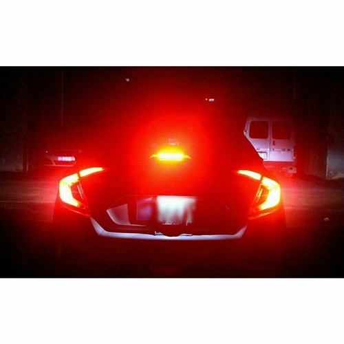 7506 1156 LED Flash Strobe Brake Stop Light Bulbs for Audi BMW VW Mercedes RED - Picture 11 of 16