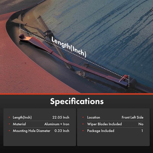 Brazo limpiaparabrisas conductor delantero para Audi A4 A5 Quattro RS5 Sportback 8W1955407 - Imagen 3 de 9