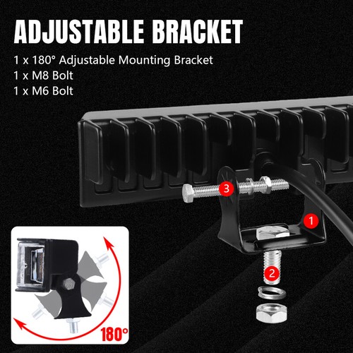 1X 6inch LED Work Light Bar Driving Headlight Spot Offroad Lamp Pod Fog ATV SUV - Picture 6 of 9