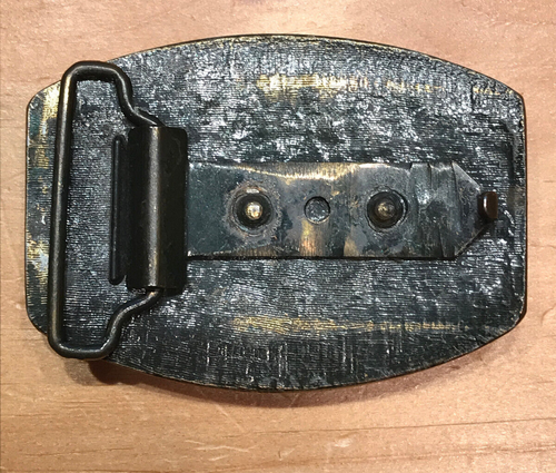 BULL'S HEAD BELT BUCKLE AVON WILD COUNTRY RING NOSED BULL LOGO - Picture 4 of 6