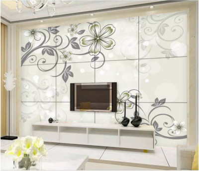 3D Flowers Tiles ZHUA20010 Wallpaper Wall Murals Removable Self-adhesive Ann 24